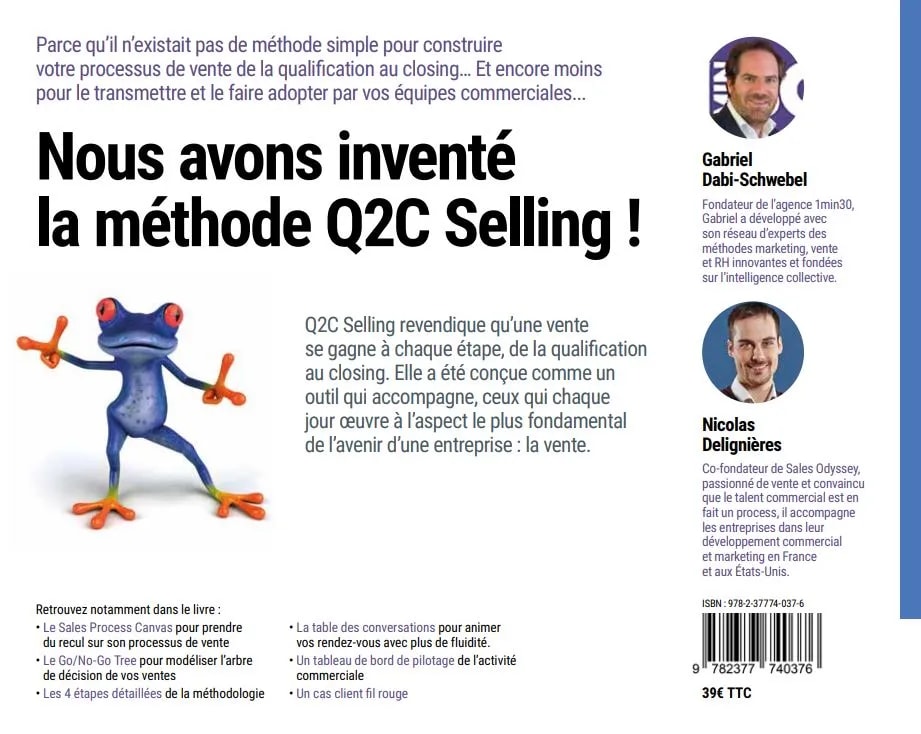 les auteurs du Q2C selling